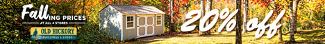 Old Hickory Buildings - Falling Prices Sales Event Through November 30th