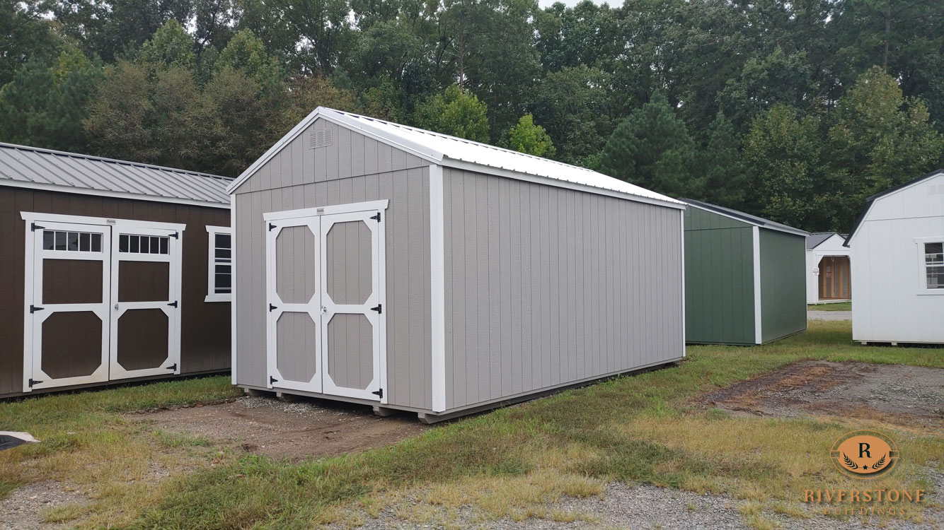 12' x 20' Pewter Cast A-Frame Utility Storage Shed
