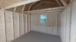 10' x 12' Smoky Blue Lofted Barn Storage Shed