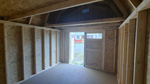 10' x 12' Smoky Blue Lofted Barn Storage Shed