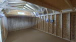 12' x 20' Barn White Side Lofted Barn Storage Shed