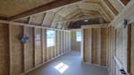 10' x 20' Pewter Cast Side Porch Lofted Barn Storage Shed
