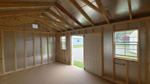 10' x 16' Glacier White A-Frame Side Utility Storage Shed