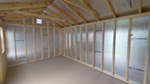 10' x 16' Glacier White A-Frame Side Utility Storage Shed