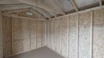 8' x 12' Eaglet Beige A-Frame Side Utility Storage Shed