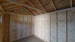 8' x 12' Pewter Cast A-Frame Side Utility Storage Shed