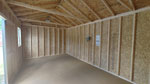 12' x 20' Peppercorn Gray A-Frame Side Utility Storage Shed
