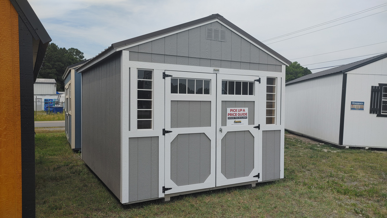 10' x 12' Pewter Cast A-Frame Utility Storage Shed