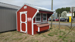 8' x 8' Rustic Red Chicken Coop