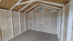 10' x 12' Peppercorn Gray Economy A-Frame Utility Storage Shed
