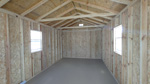 12' x 24' Barn White Lofted Barn Playhouse Storage Shed