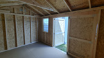 8' x 12' Thatch Brown A-Frame Side Utility Storage Shed