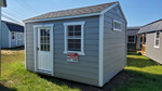 10' x 12' Pewter Cast A-Frame Side Utility Storage Shed with Horizontal Lap Siding