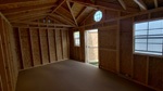 10' x 16' Pewter Gray A-Frame Side Utility Storage Shed