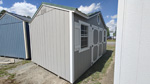 10' x 16' Pewter Gray A-Frame Side Utility Storage Shed