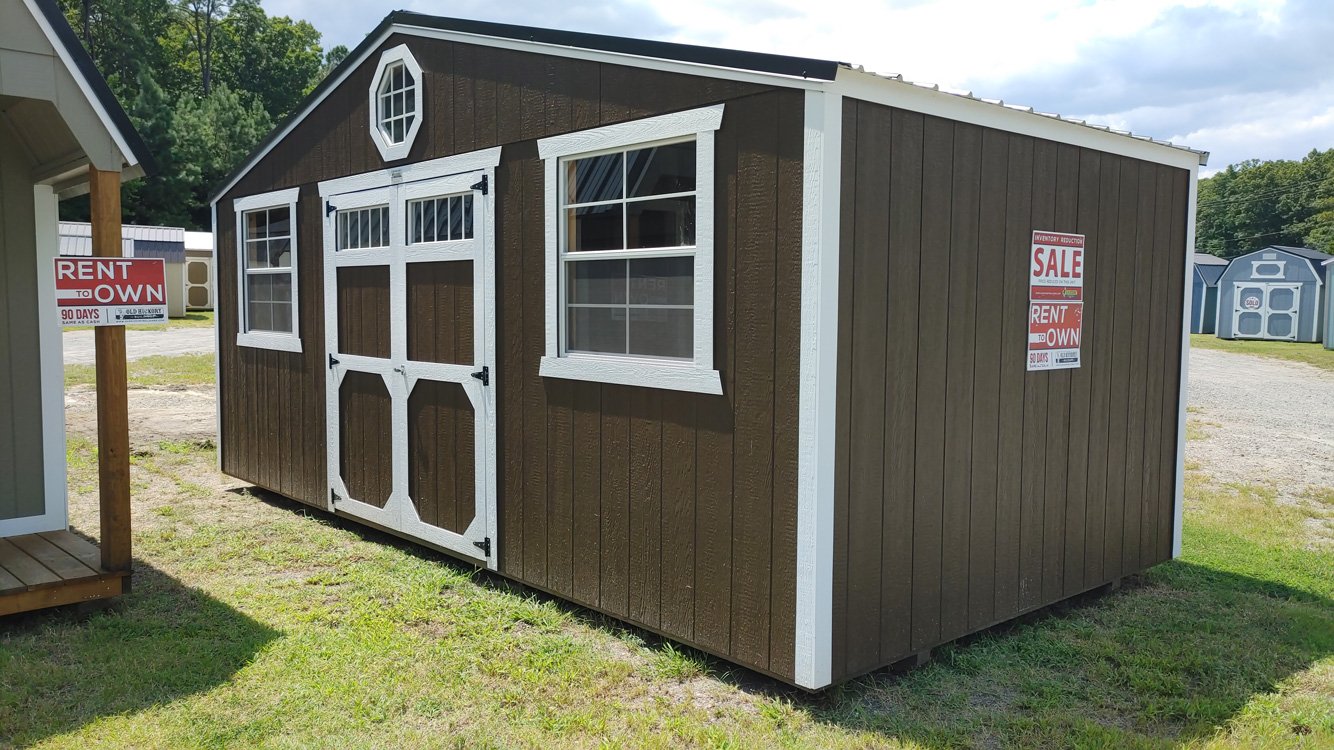 10' x 20' Dark Clove Side Gable Utility Storage Shed
