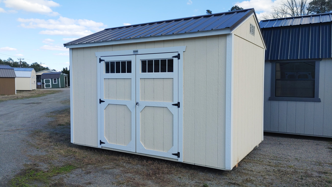 8' x 12' Eaglet Beige A-Frame Utility Storage Shed