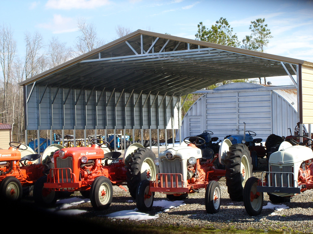 Double Truss A-Frame Equipment Cover Building